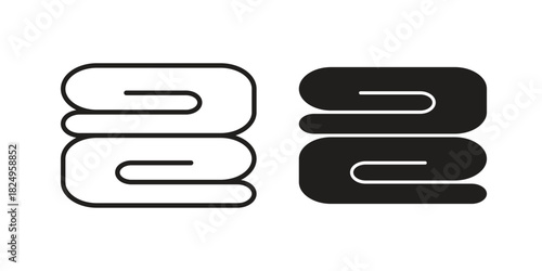 blanket icons in simple black style symbol sign for apps and website