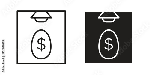 Business incubator icons in simple black style symbol sign for apps and website