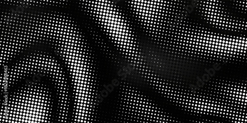 abstract black and white plastic sheet pattern as background template