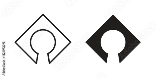 Open source icons in simple black style symbol sign for apps and website