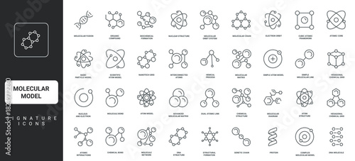 Modern minimal molecular use web and presentations, infographics, for perfect projects, design education and biology, chemistry, science, for icons model isolated vector illustration