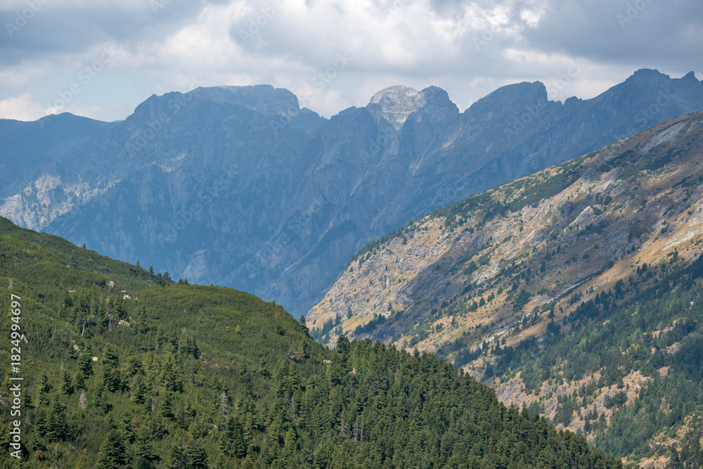 Fototapeta premium Rila mountain near The Stinky Lake (Smradlivoto Lake), Bulgaria
