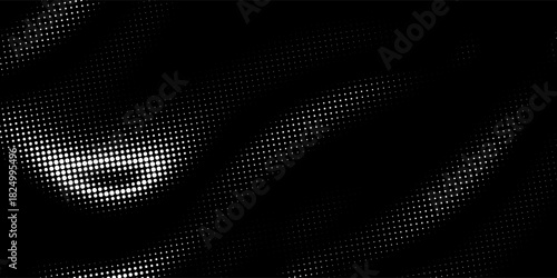 Chaotic overlap of polypropylene meshes. Graphic illusion, abstract black background. CD cover design, album, website, social media profile. Chaos, angle of view. Science fiction technology.