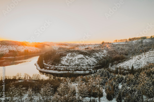 Sauerland under Snow – Aerial Nature in Winter