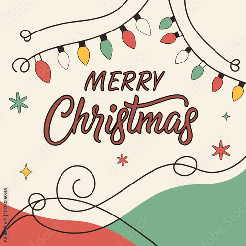 Merry Christmas text effects, Christmas retro style text effects