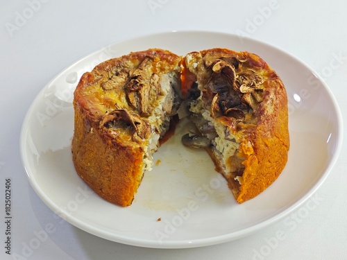 piece of cake on a plate