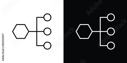 classification icons big set. A collection of simple black symbols