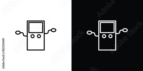 Dialysis icons big set. A collection of simple black symbols