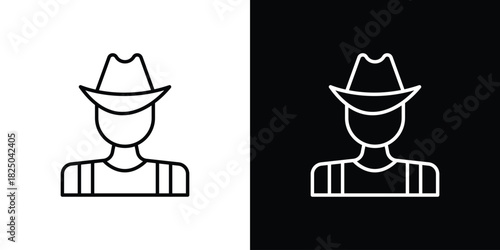 Hunter icons big set. A collection of simple black symbols