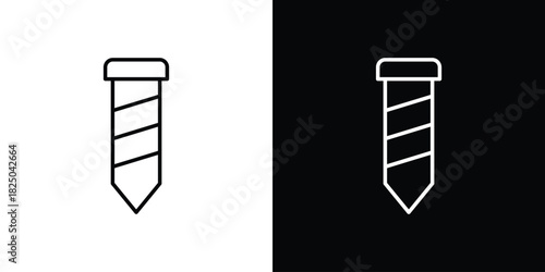 Implant Fixture icons big set. A collection of simple black symbols