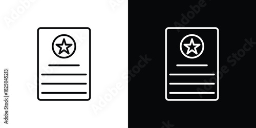 License icons big set. A collection of simple black symbols