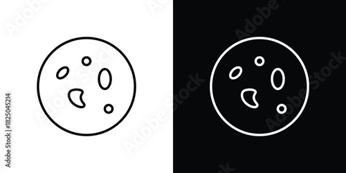 Leukemia icons big set. A collection of simple black symbols