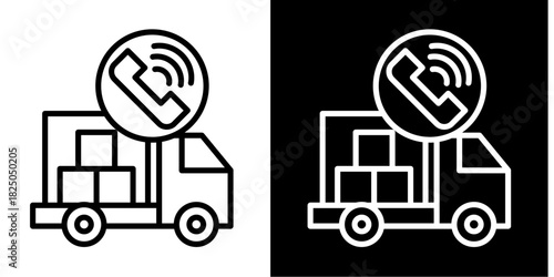 Delivery Tracking  Icon Set White Mix Style Collection