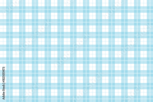 Frosty light blue plaid minicheck pattern, tartan plaid seamless pattern background. Classic Scottish plaid check fabric texture background for clothing design