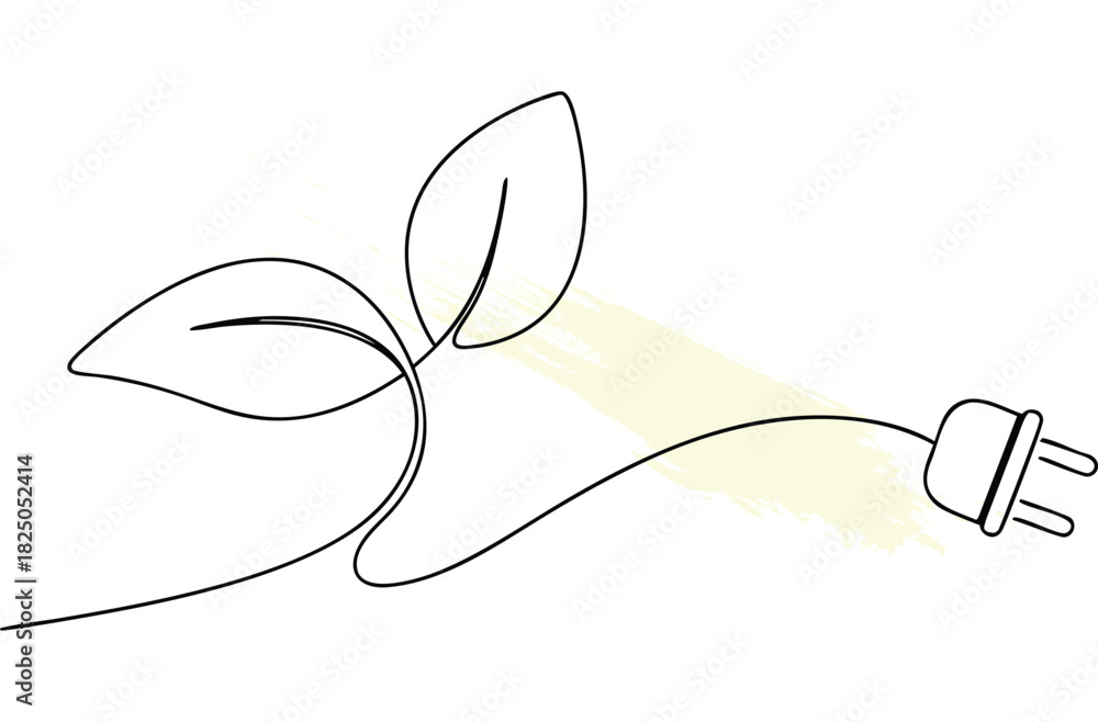 Obraz premium Green Energy Concept Illustration