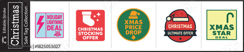 Get your Christmas season started with editable sale tags and a holiday lightning deal for your customers this winter season, with a stocking offer!