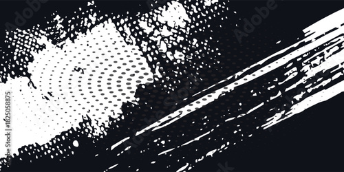 Abstract halftone wave dots background. Futuristic twisted grunge pattern, dots, circles. Vector modern optical pop art texture for posters