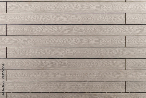 Gray wooden planks texture of terrace decking floor