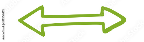 arrow doodle icon. Vector doodle illustration icon isolated on white bg