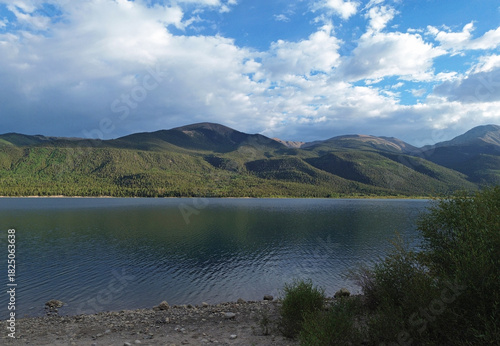 On the shore of Twin Lakes, Colorado