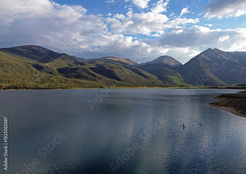 Idyllic scenery on Twin Lakes, Colorado