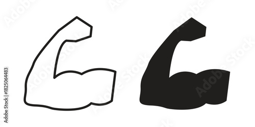 Arm icons. High-quality vector designs