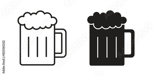 Beer icons. High-quality vector designs