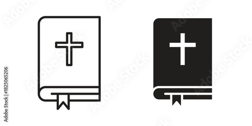 Bible icons. High-quality vector designs