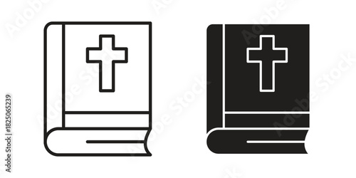 Bible icons. High-quality vector designs