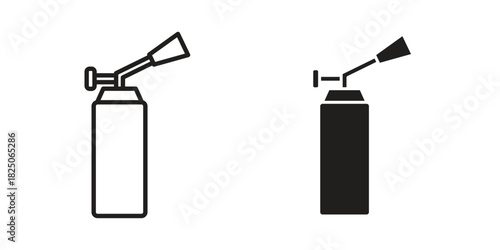 Blowtorch icons. High-quality vector designs