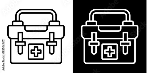 Medical Kit  Icon Set White Mix Style Collection