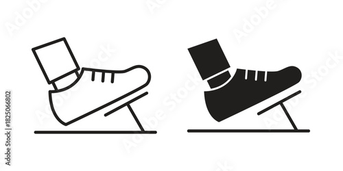 car pedal icons. High-quality vector designs