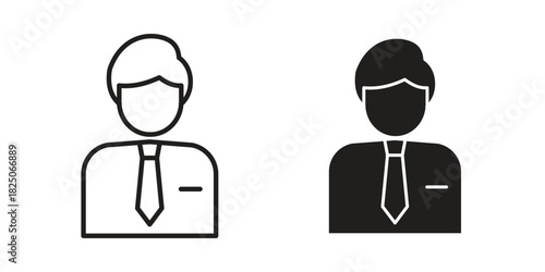 Cashier icons. High-quality vector designs