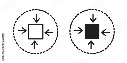 Compact size icons. High-quality vector designs