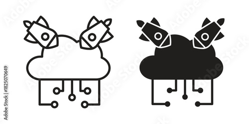 DOS icons. High-quality vector designs