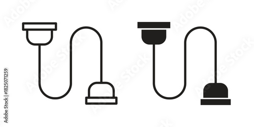 Exercise bands icons. High-quality vector designs