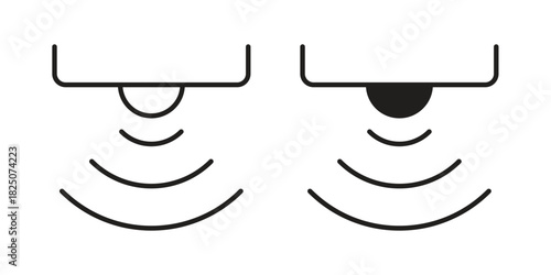 Infrared icons. High-quality vector designs