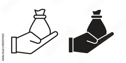 Inheritance law icons. High-quality vector designs