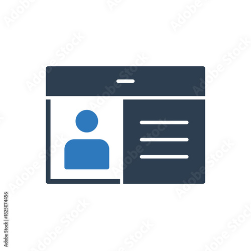 Identity Card Icon