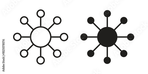 Multi channel icons. High-quality vector designs