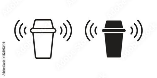 Shaker icons. High-quality vector designs