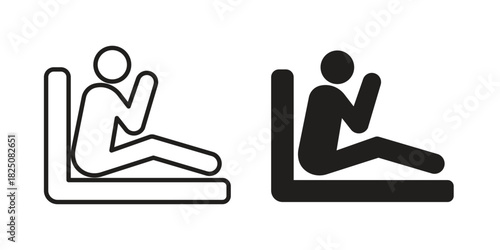 Resting icons. High-quality vector designs