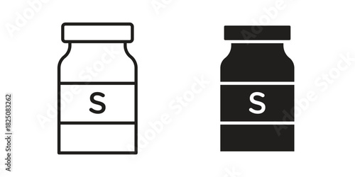 Solvent icons. High-quality vector designs