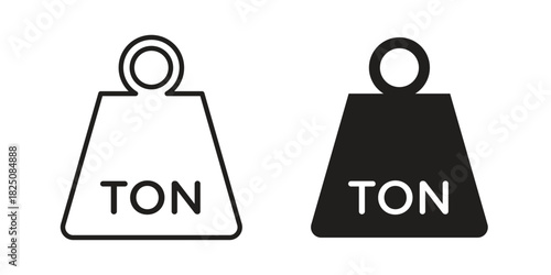 Tonne icons. High-quality vector designs