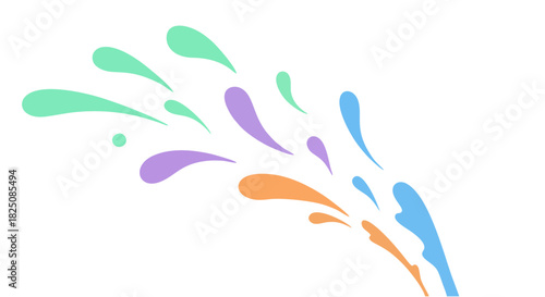 Retro Pop Color Splash Panel