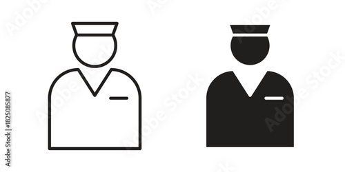 Valet icons. High-quality vector designs