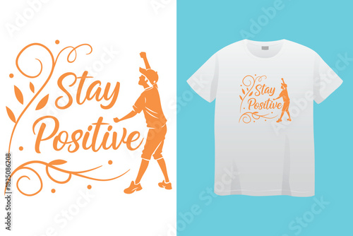 Inspirational TShirt Design Featuring Stay Wild Message and Year 2026 Typography