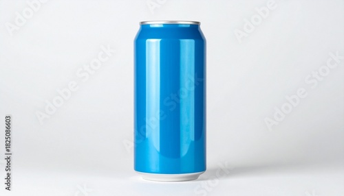 Wallpaper Mural Blue large tall beer or soda aluminum can mockup Torontodigital.ca