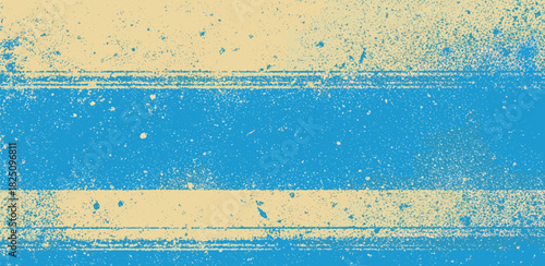 Abstract blue and cream brushstroke background design for creative projects and graphic art