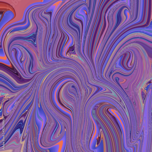 Energetic abstract swirl artwork with flowing texture, neon gradient, fluid design, and hypnotic pattern in vivid purple and orange tones.